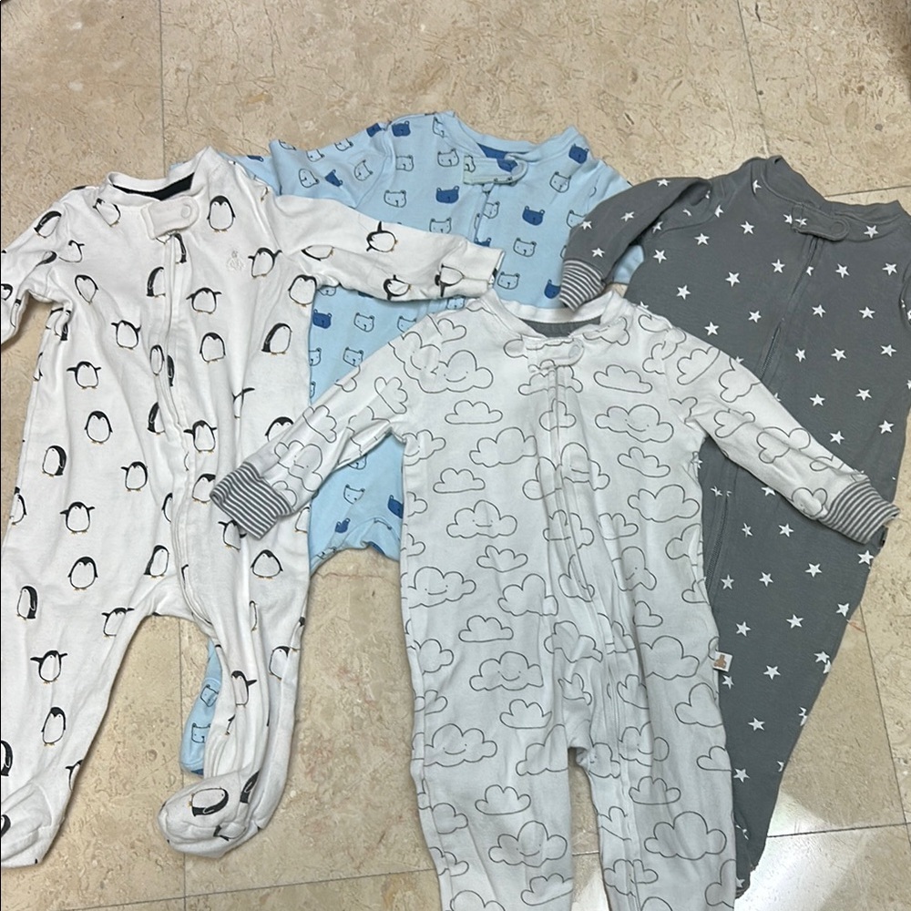Baby Gap Zipper Pajamas 3-6 months